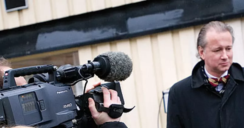 Hans Björkman från Unionen är en av dem som hjälper till att utveckla företag i TV8:s Innovatörerna.