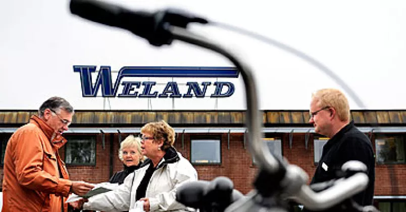 Ombudsmän delade ut Plopp och pamfletter.