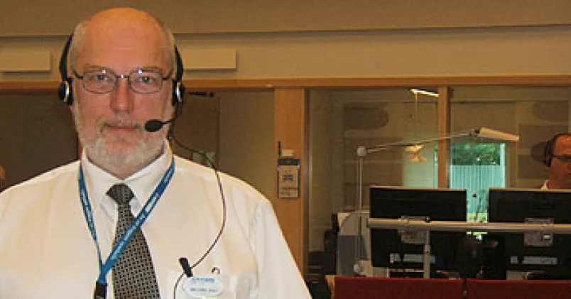Nyårsnatten är värst för SOS-operatören Jan-Otto Sten.