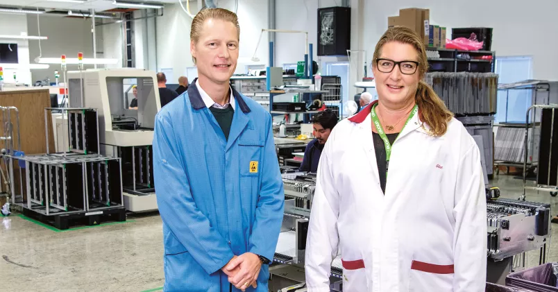 Mikael Flink och Anna Åkerström.