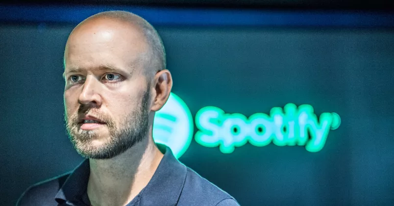 Daniel Ek, vd för Spotify.