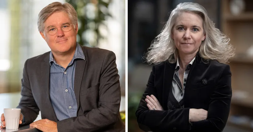 Martin Wästfelt, Unionen och Maria Möller, Almega. 