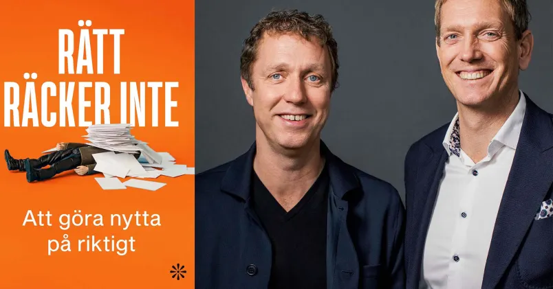 Boken Rätt räcker inte Klas Hallberg och Per Kristensson