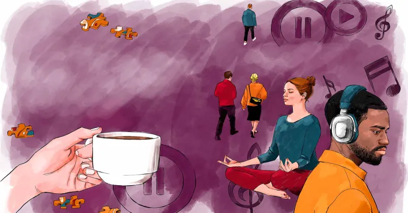 Pausa på jobbet olika alternativ