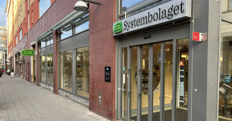 En Systembolagsbutik utifrån 2025
