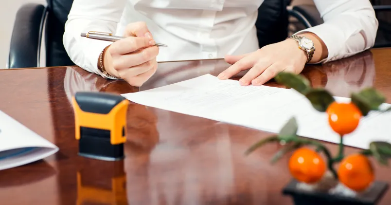 Signatur på ett lönebesked