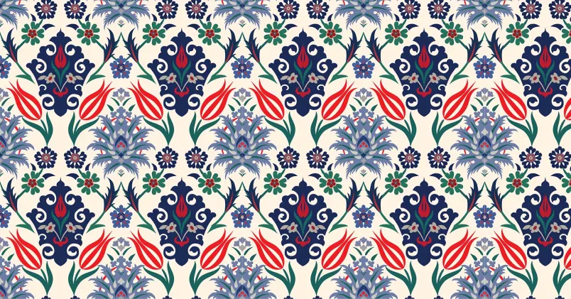 Tapetmönster retrostil