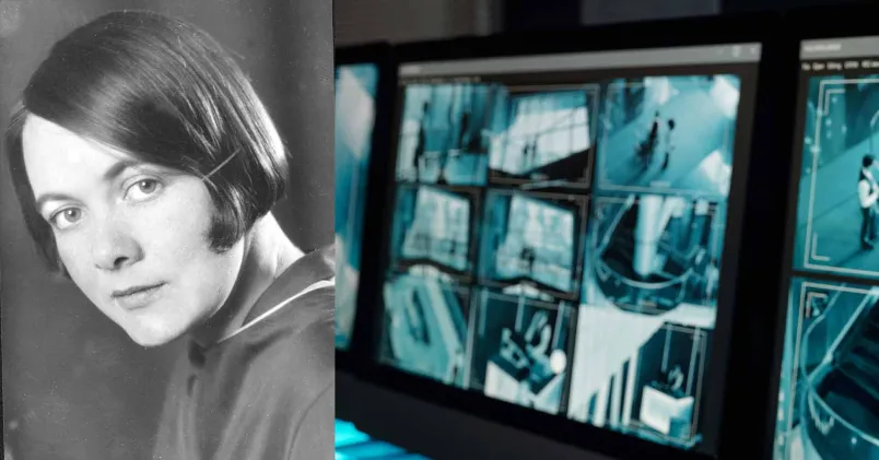 Karin Boye och en övervakningscentral