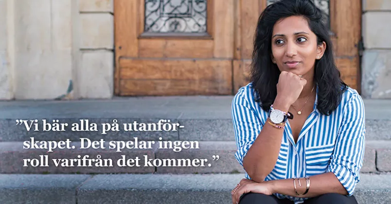 Vi upplever utanförskap av att vara överviktiga, av att ha vuxit upp med alkoholiserade föräldrar, av att ha en diagnos, en viss sexualitet, ålder. Vi är alla lika olika, säger Mary Juusela. Lika olika