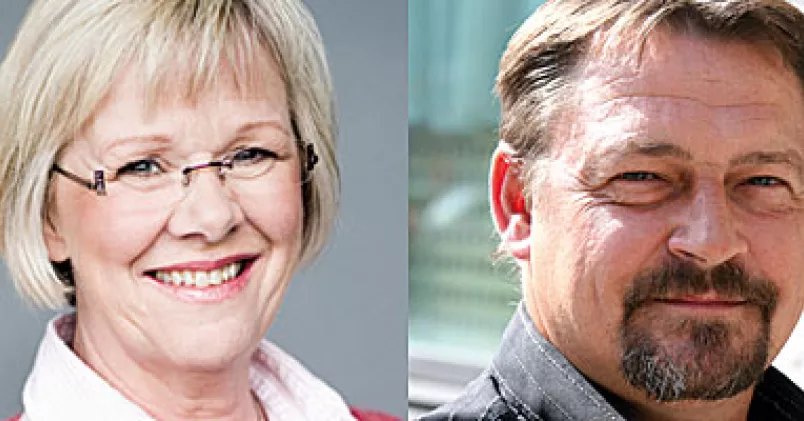 Wanja Lundby-Wedin och Per Bardh