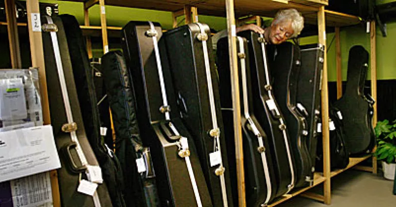Gitarrer på pantbanken