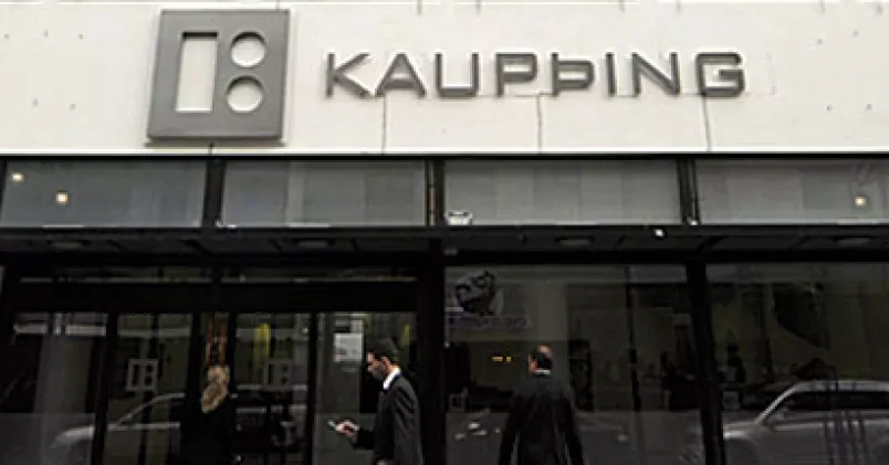 Kaupting bank på Island