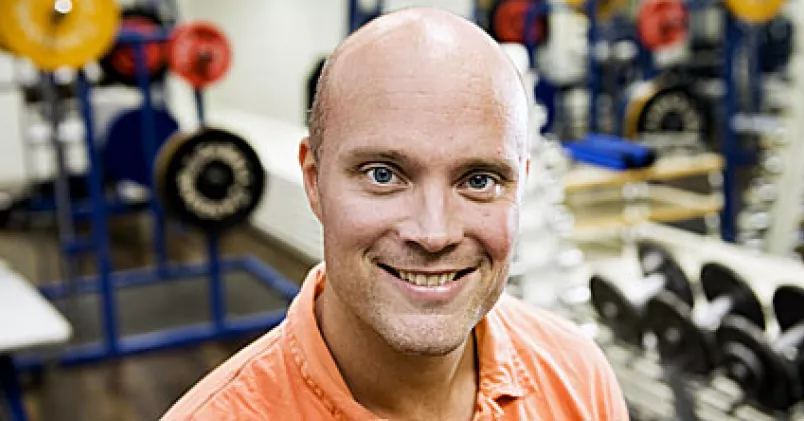 Johan Stenbäck är Unionens friskvårdskonsulent
