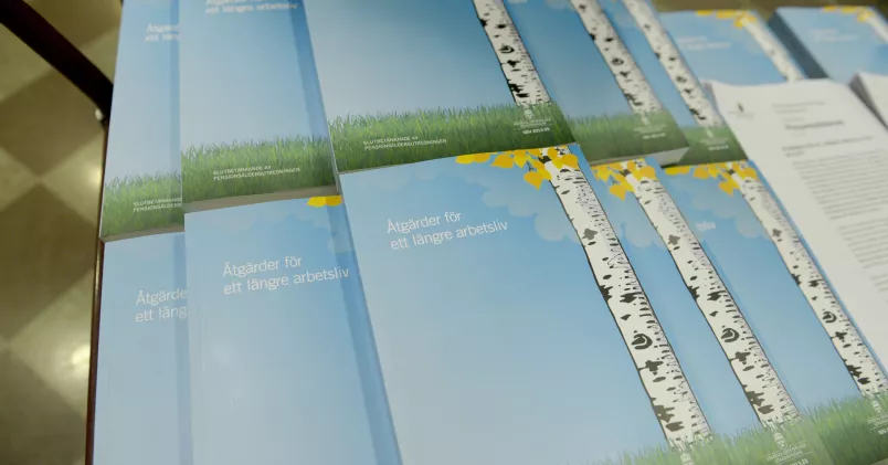 För ett knappt år sedan presenterades Pensionsåldersutredningens slutbetänkande. Utredningens uppdrag har varit att se över de olika åldersgränserna i pensionssystemen. Bertil Enevåg Ericson /TT