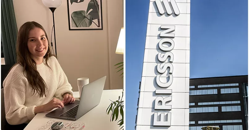 Diba Rezaie hämtade ut datorn på Ericsson i Lund och jobbade sedan hemifrån hela sommaren. Privat, Stig-Åke Jönsson/TT