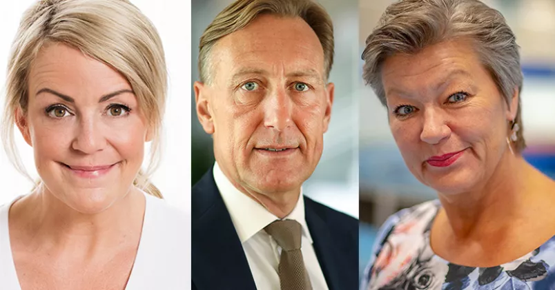 Theresia Kohlin, Sören Andersson, Martin Hörner Kloo