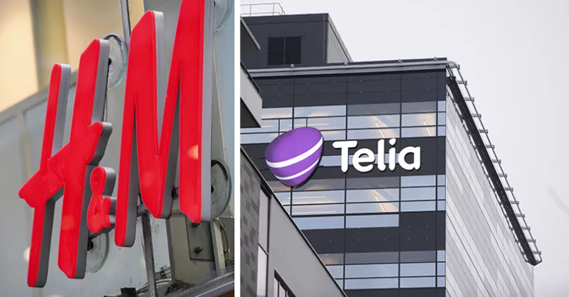 Både H&M och Telia låter anställda i viss mån och med vissa restriktioner komma tillbaka till bolagens huvudkontor. Fredrik Sandberg / TT, Jessica Gow / TT