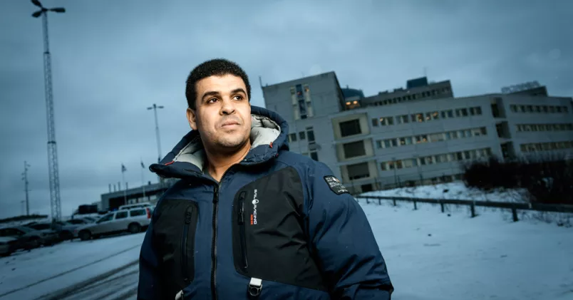 El Mahdi Bouchta, civilingenjör från Södertälje. Jonas Eriksson