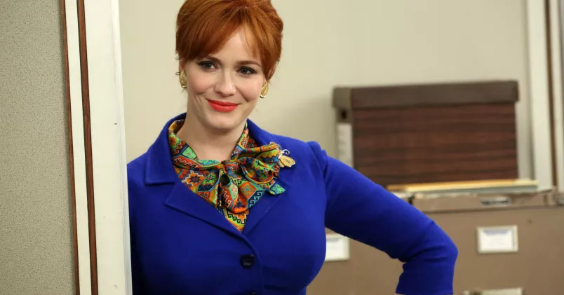 I IT-branschens begynnelse, i mitten av förra seklet, var det kvinnor som stor för programmeringen. På bilden, skådelspelerskan Christina Hendricks, som spelar Joan Harris, i en scen ur TV-serien 'Mad Men Michael Yarish/AP/TT
