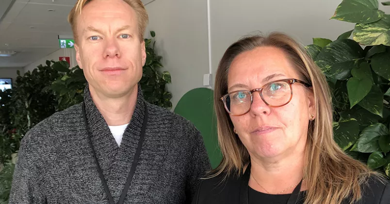 Jesper Wiklund och Anu Paananen. Lina Björk/Kollega
