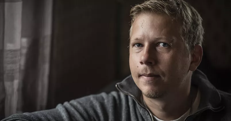 Jimmy fick sluta på jobbet när han vaccinerade sig. Jimmy Norfelt.