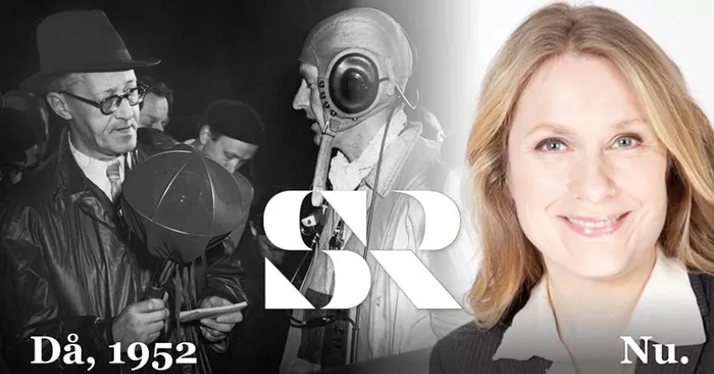 Sven Jerring och Annika Lantz. Pressens bild och Stina Gullander/Sveriges radio (montage Magdalena Taubert)
