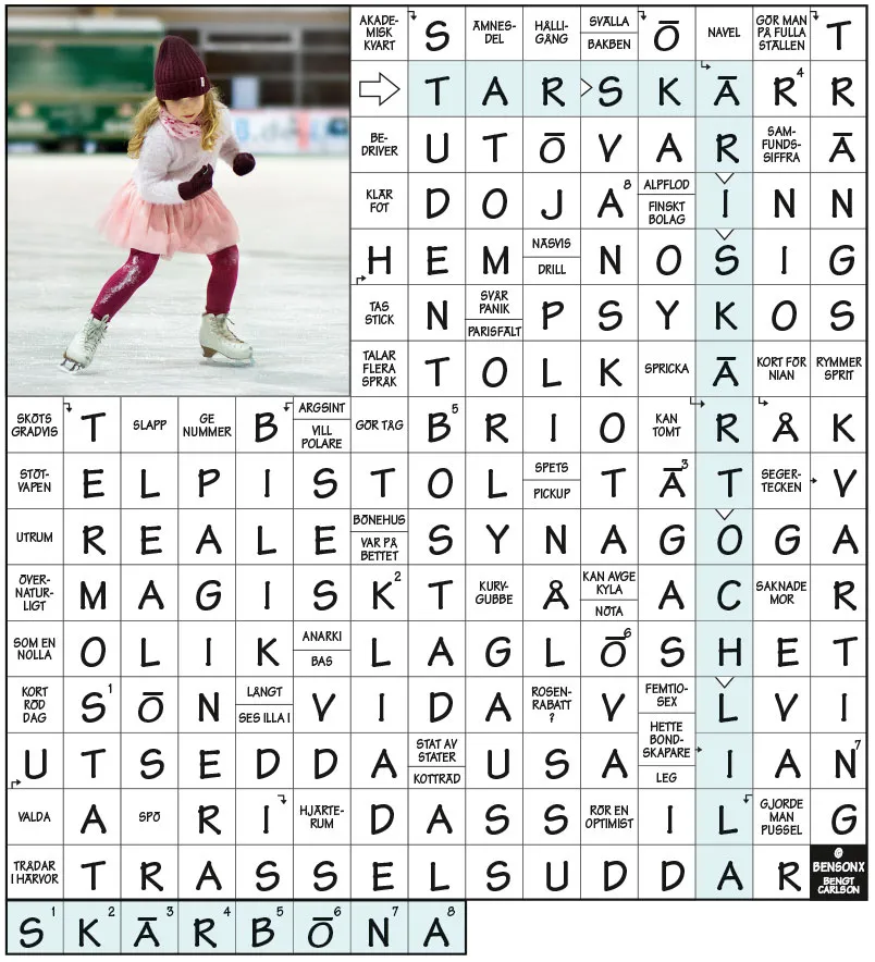 Facit korsord Kollega nr 1 2026