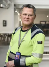 Bild på underhållsingenjör Jonas Karlsson. 