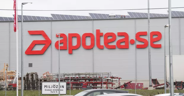 Exteriör bild på Apoteas lager.