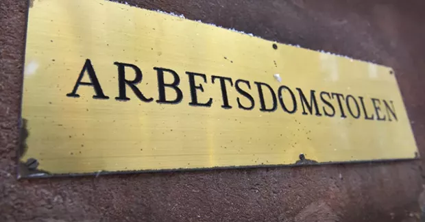 Nya LAS testas av Arbetsdomstolen. 