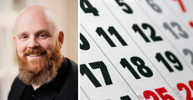 siffror i en kalender