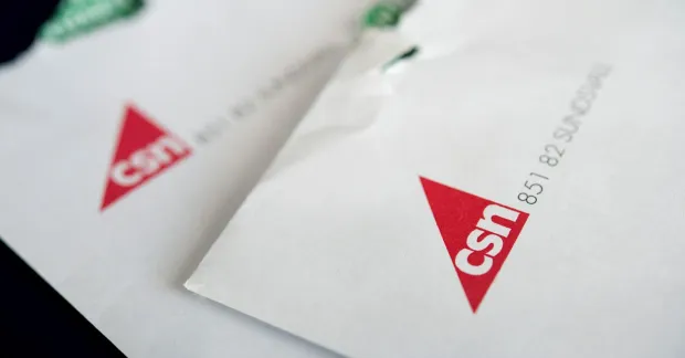 Kuvert från CSN Kuvert från CSN