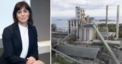 Karin Comstedt Webb och Cementas fabrik i Slite