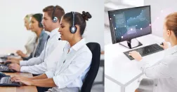 Callcenter arbetsplats