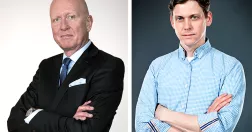 Peter Jeppson till vänster, Niklas Hjert till höger.