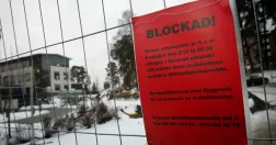Informationsblad om blockaden mot Lex Laval.