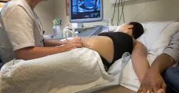 Gravid på ultraljud.