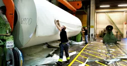 Fabriken på pappersbruket i Hyltebruk.