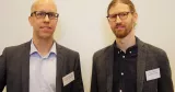 Magnus Gustavsson (till vänster) och Adrian Adermon (till höger). 